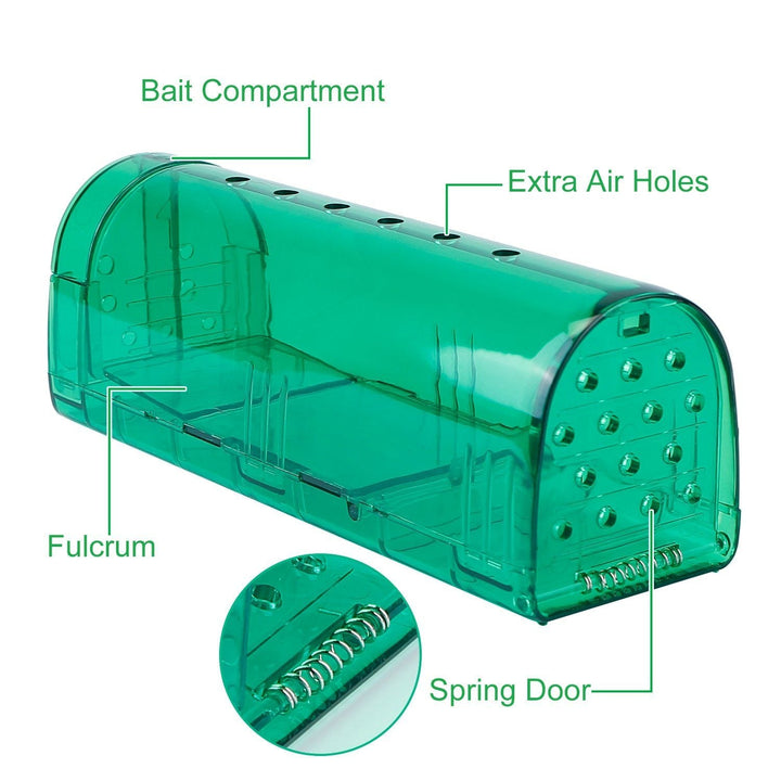 Lisslune | 2-piece: Reusable Humane Mouse Trap