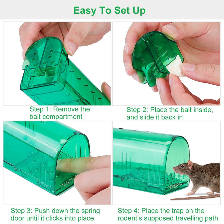 Lisslune | 2-piece: Reusable Humane Mouse Trap