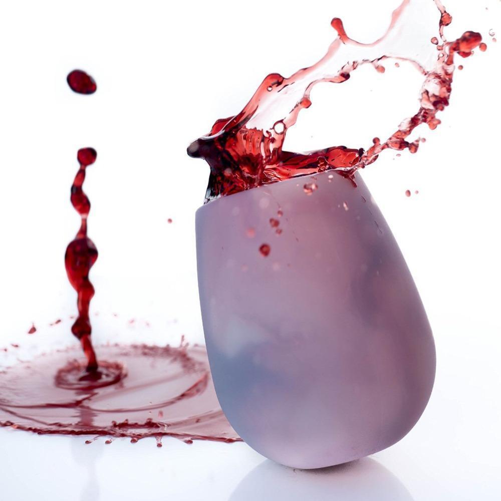 Lisslune | 2 silicone wine glasses for on the go