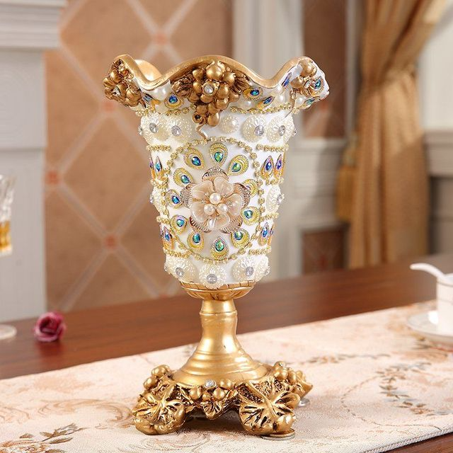 Lisslune | European Luxury Diamond Resin Vase