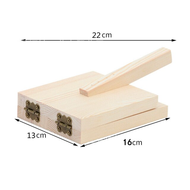 Lisslune | Wooden Mini Dough Pressing Tool Presser