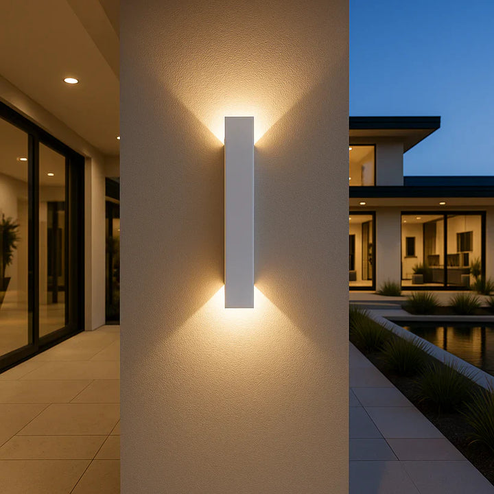 Lisslune | Weatherproof LED Outdoor Wall Light | IP65 Rated, Energy Efficient & Modern Design for Garden and Terrace Use