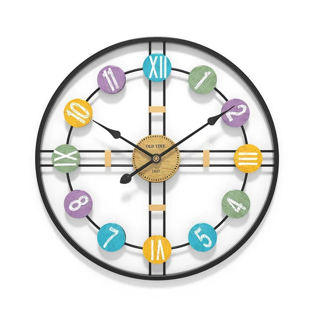 Lisslune | VintageTime Elegant Wall Clock – Classic Design with Silent Mechanism
