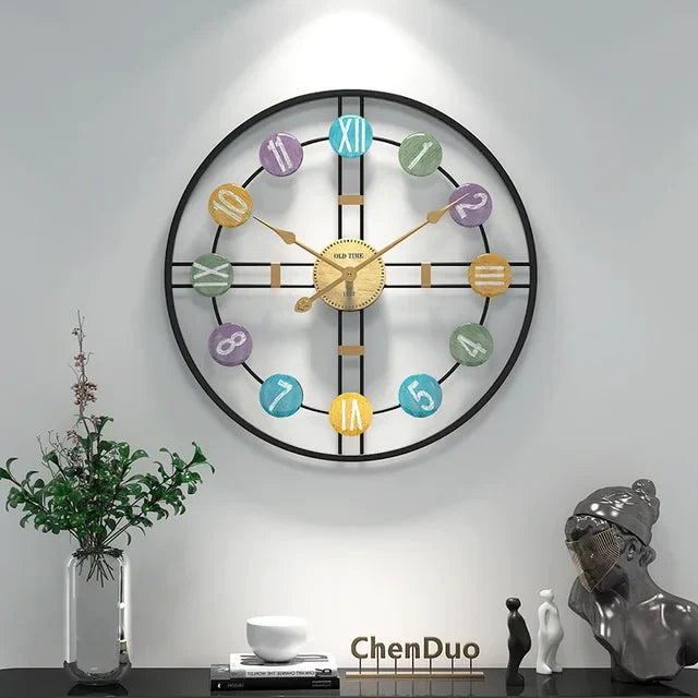 Lisslune | VintageTime Elegant Wall Clock – Classic Design with Silent Mechanism