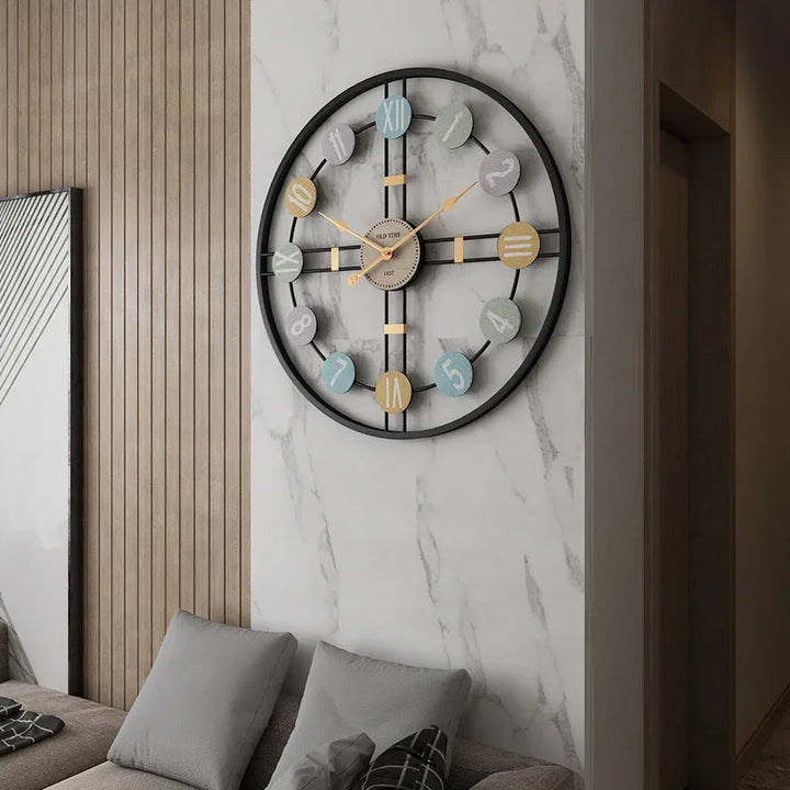 Lisslune | VintageTime Elegant Wall Clock – Classic Design with Silent Mechanism