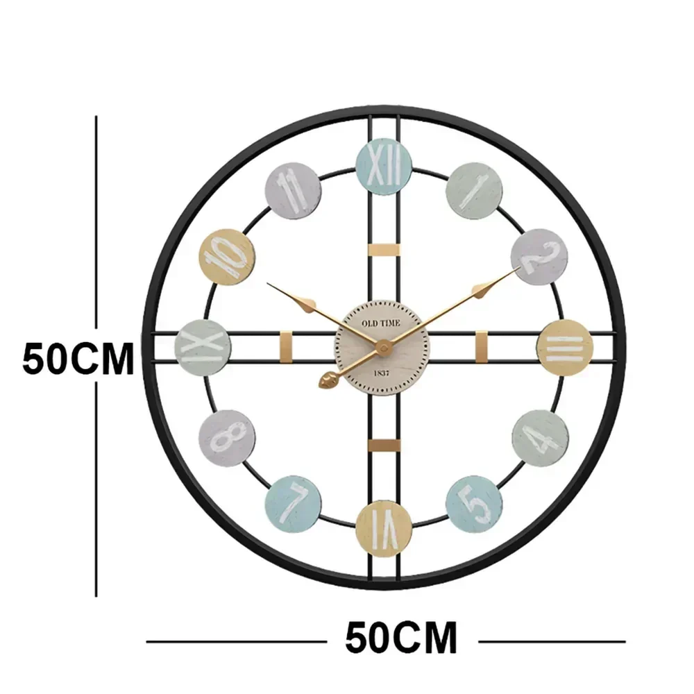 Lisslune | VintageTime Elegant Wall Clock – Classic Design with Silent Mechanism