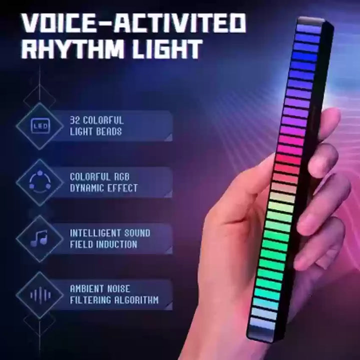 Lisslune | RGB induction light strip, Transform your space with music-synchronized RGB lighting