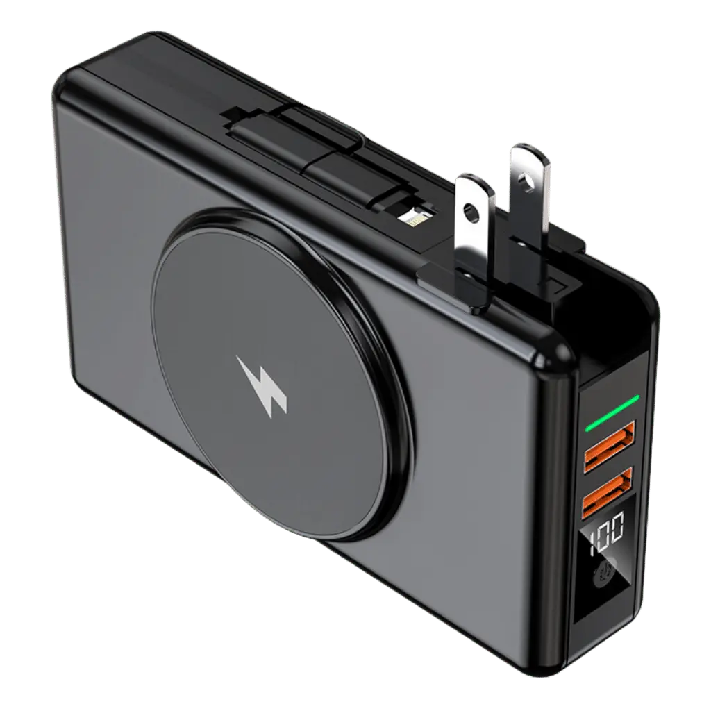 Lisslune | EnergieMate 5-in-1 Powerbank – 15,000mAh with Fast Charging Function