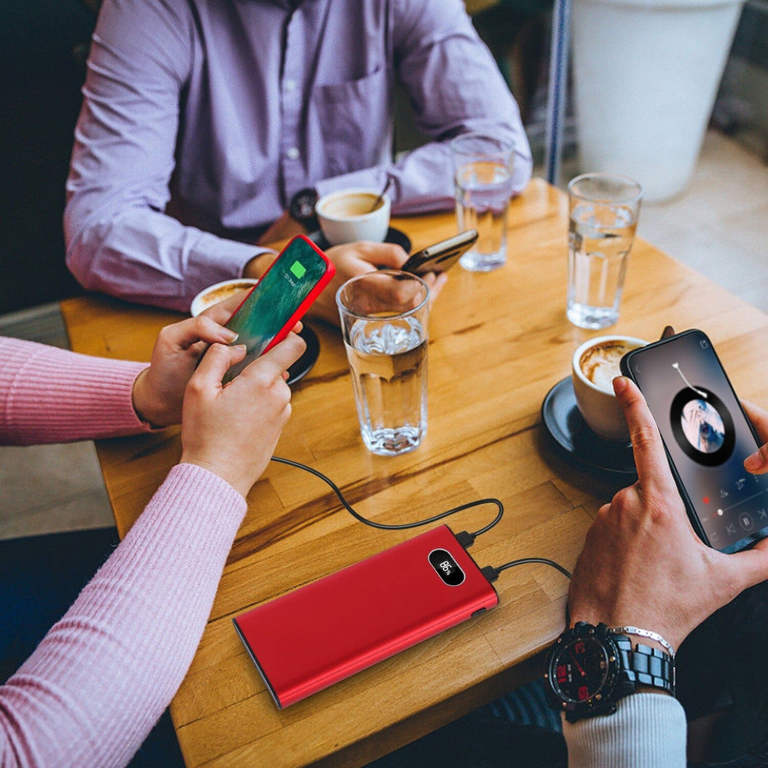 Lisslune | 20000mAh Power Bank Portable Fast Charger with LED Display