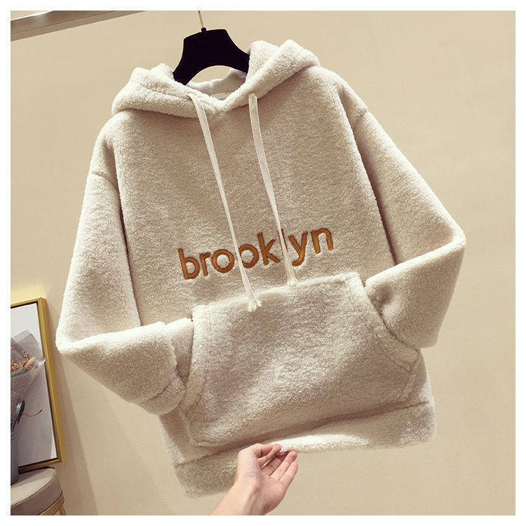 Ladies Cozy Fleece Hoodie with Kangaroo Pocket Lisslune