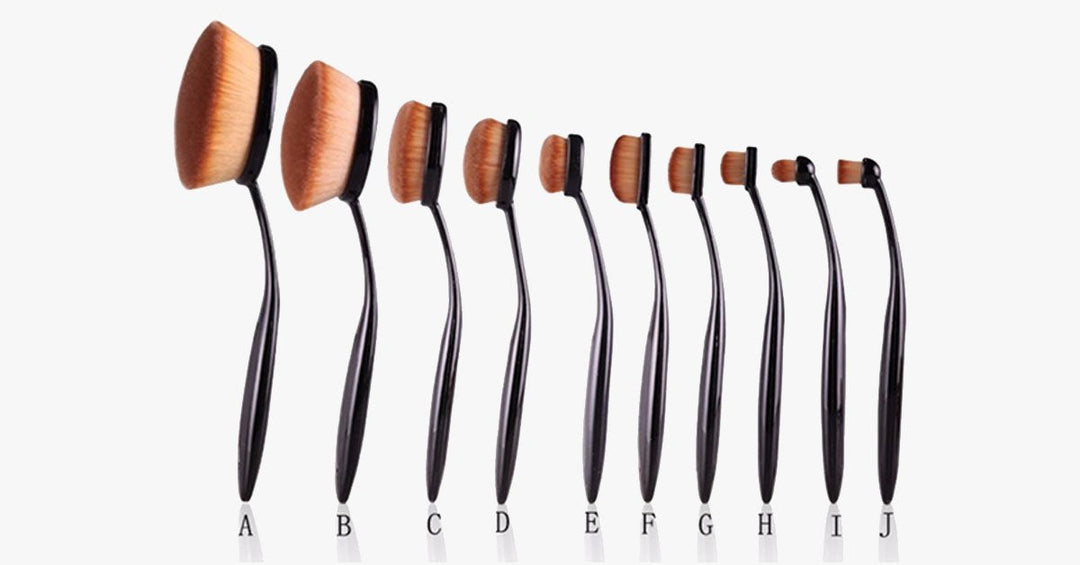 Lisslune | Oval Brush Ten Piece Set