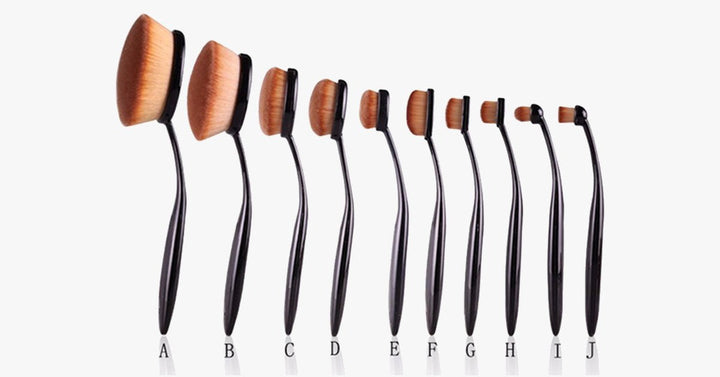 Lisslune | Oval Brush Ten Piece Set