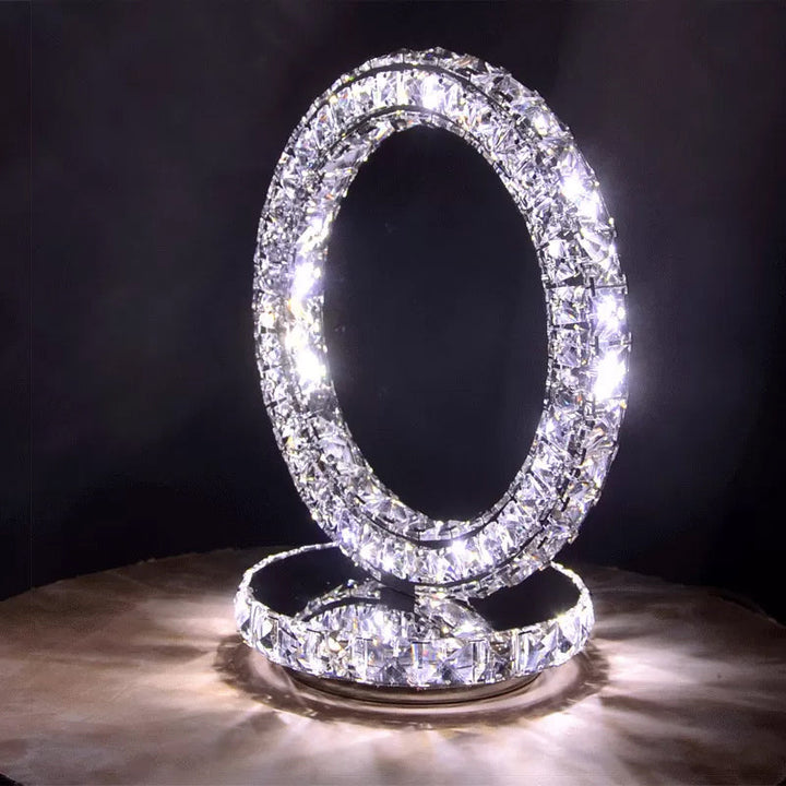 Lisslune | Auralis - Crystal Coated LED Nightstand Lamp