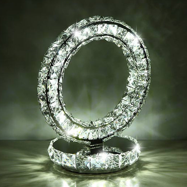 Lisslune | Auralis - Crystal Coated LED Nightstand Lamp