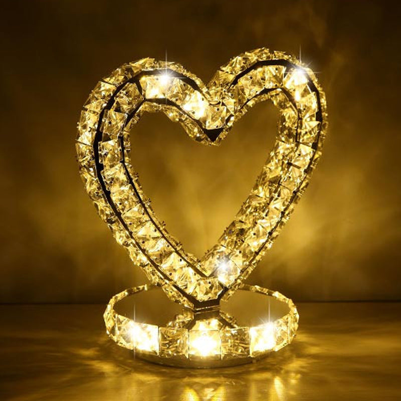 Lisslune | Auralis - Crystal Coated LED Nightstand Lamp