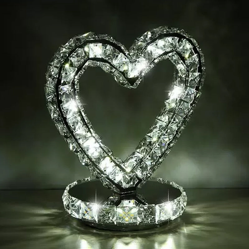 Lisslune | Auralis - Crystal Coated LED Nightstand Lamp