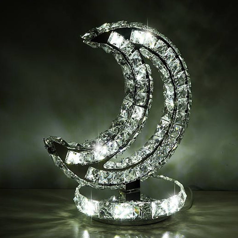 Lisslune | Auralis - Crystal Coated LED Nightstand Lamp
