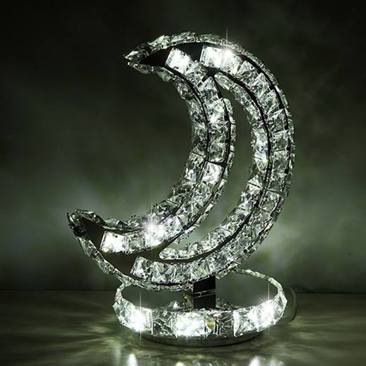 Lisslune | Auralis - Crystal Coated LED Nightstand Lamp