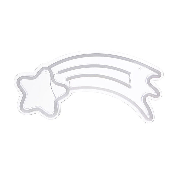 Skørter | Shooting Star Mini Nightstand Light Cartoon Style Plastic USB Powered LED Night Light