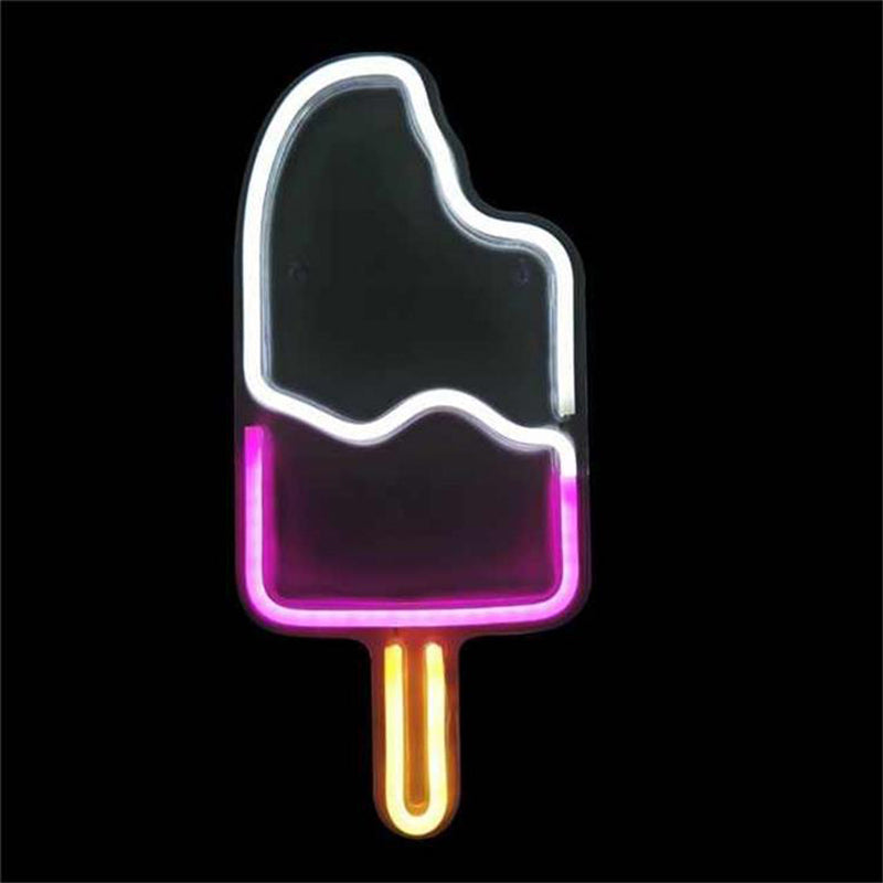 Skørter | Ice Sucker bedroom night light plastic modern style LED hanging night light in white