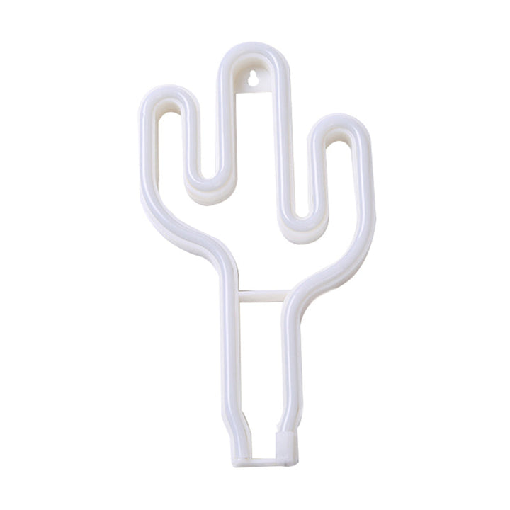 Skørter | Plastic Cactus Mini Night Lamp creative USB-powered LED white wall night light