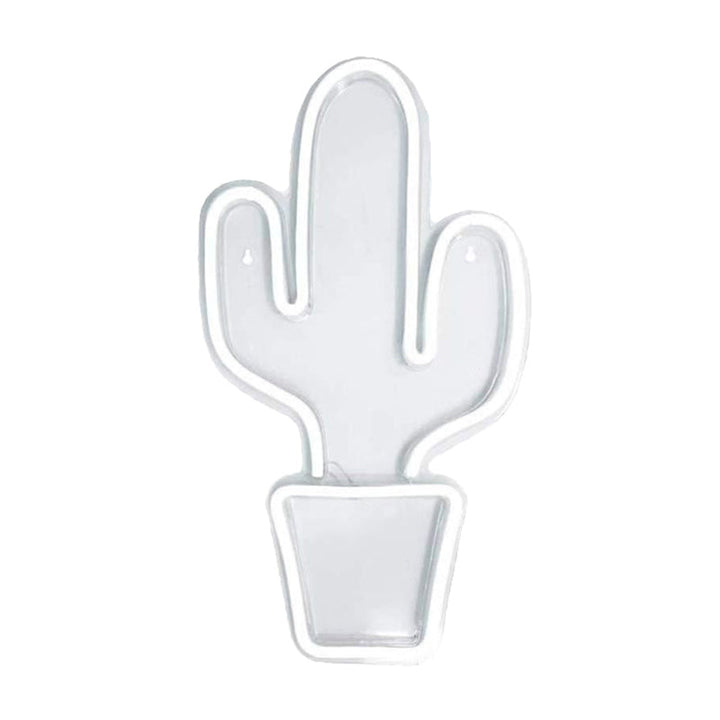 Skørter | white pots cactus-shaped bedside lamp children's style LED plastic wall night light