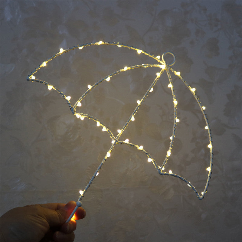Skørter | Wire frame metal wall lamp modern LED white nightstand lighting for nursery