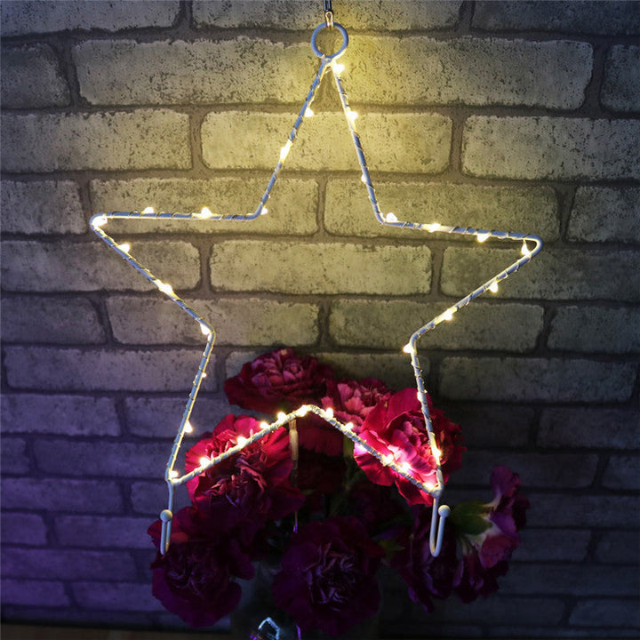 Skørter | Wire frame metal wall lamp modern LED white nightstand lighting for nursery