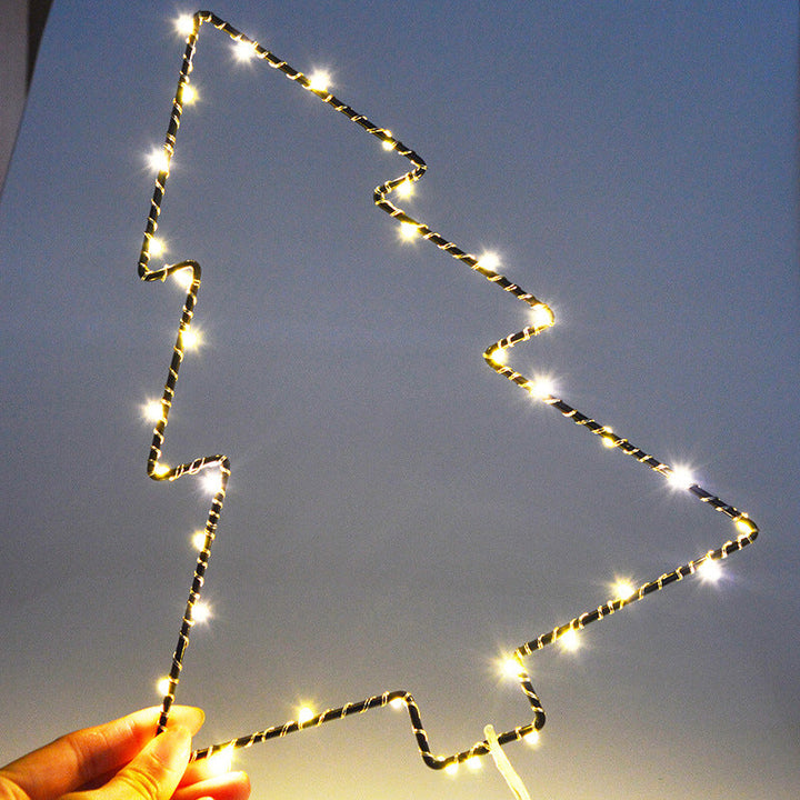 Skørter | Wire frame metal wall lamp modern LED white nightstand lighting for nursery