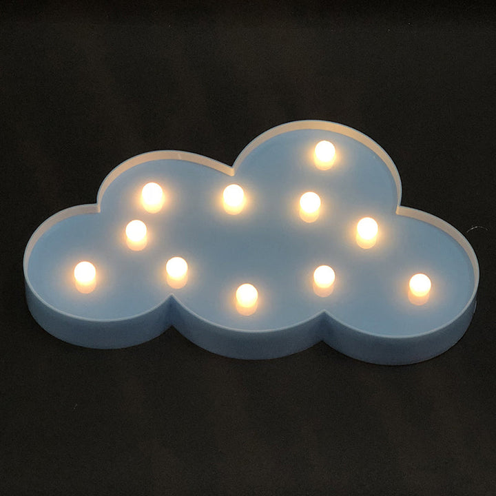 Skørter | Cloud-Shaped Mini Night Light Modern LED Plastic Wall Night Lighting
