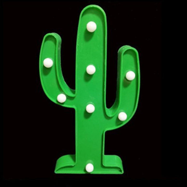 Skørter | Animal and Plant Night Light Cartoon Plastic Battery Powered LED Green Wall Night Light