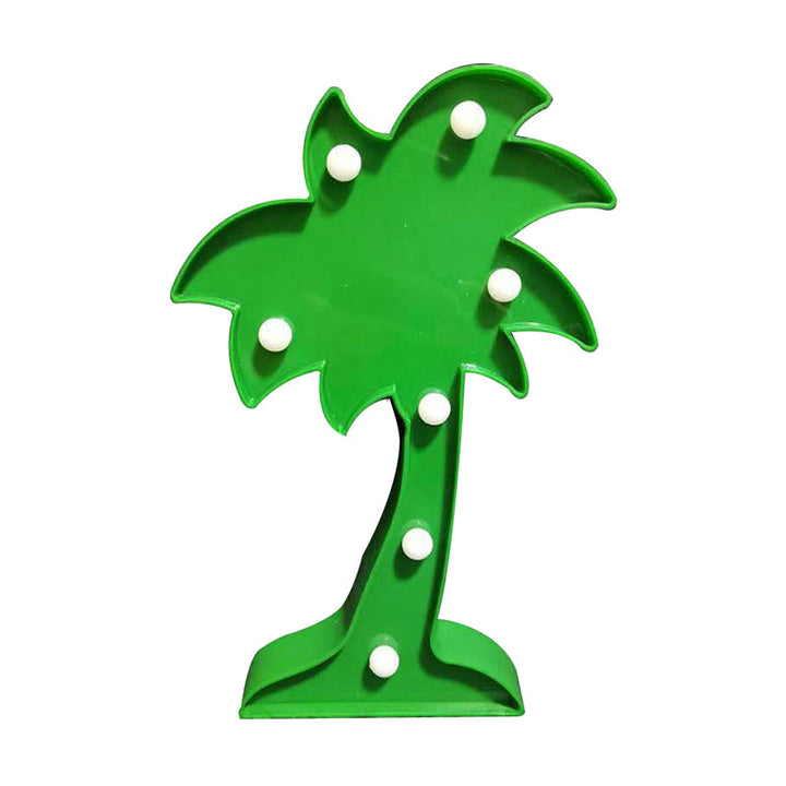 Skørter | Animal and Plant Night Light Cartoon Plastic Battery Powered LED Green Wall Night Light