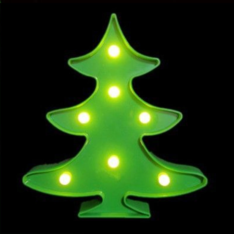 Skørter | Animal and Plant Night Light Cartoon Plastic Battery Powered LED Green Wall Night Light