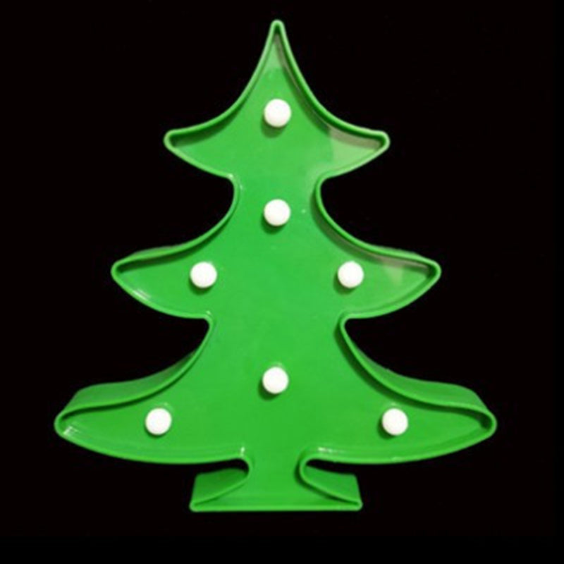Skørter | Animal and Plant Night Light Cartoon Plastic Battery Powered LED Green Wall Night Light