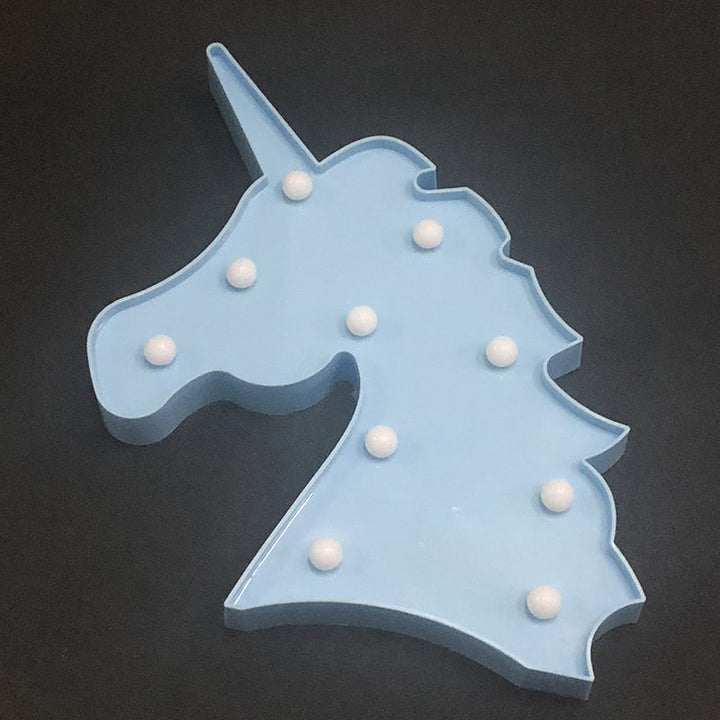 Skørter | Unicorn Mini Night Light Modern LED Plastic Wall Lamp for Girls' Bedroom