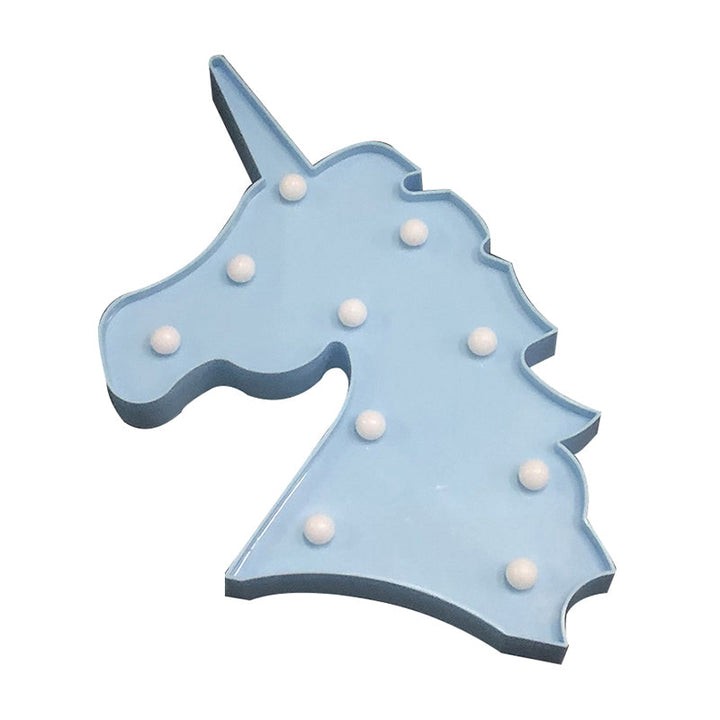 Skørter | Unicorn Mini Night Light Modern LED Plastic Wall Lamp for Girls' Bedroom