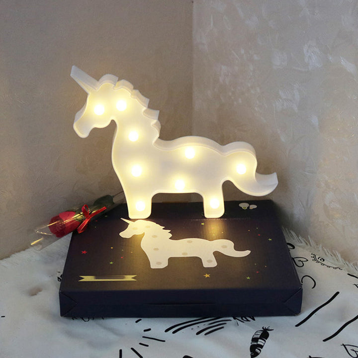 Skørter | Minimal Unicorn Magic Wand Night Lamp Plastic Children's Bedroom LED Night Light