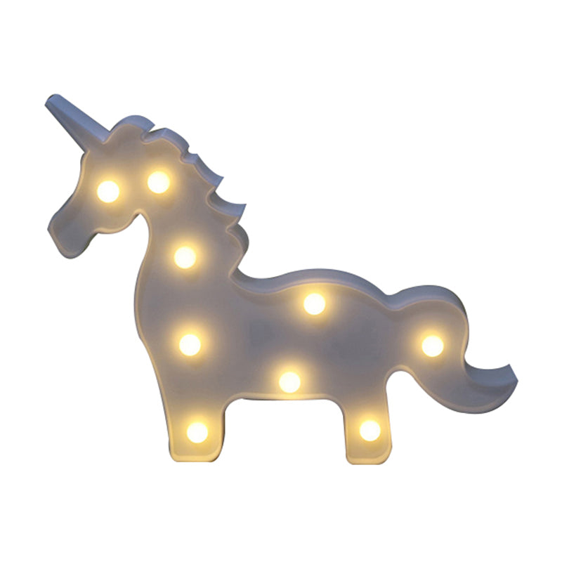 Skørter | Minimal Unicorn Magic Wand Night Lamp Plastic Children's Bedroom LED Night Light
