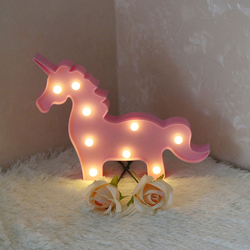 Skørter | Minimal Unicorn Magic Wand Night Lamp Plastic Children's Bedroom LED Night Light