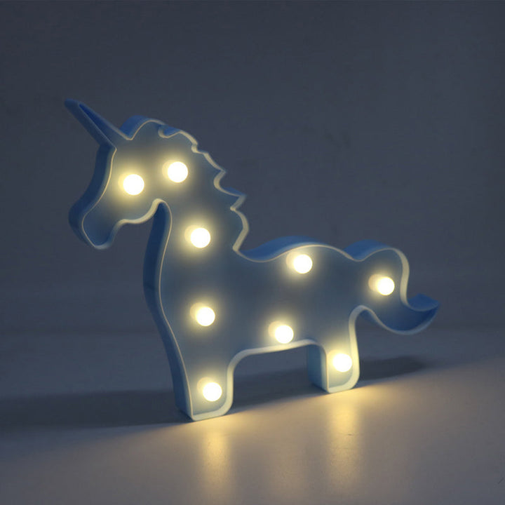 Skørter | Minimal Unicorn Magic Wand Night Lamp Plastic Children's Bedroom LED Night Light