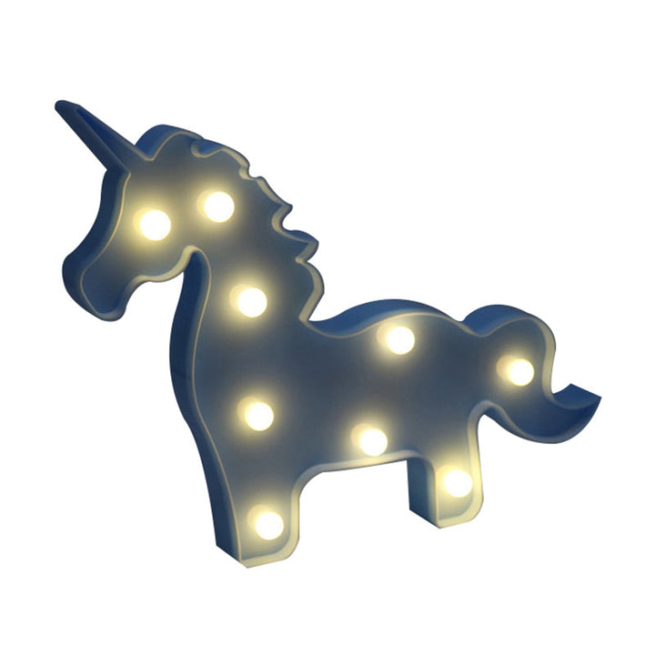 Skørter | Minimal Unicorn Magic Wand Night Lamp Plastic Children's Bedroom LED Night Light