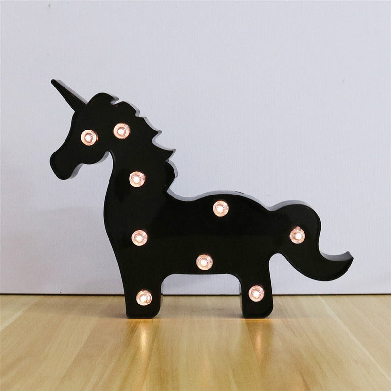 Skørter | Minimal Unicorn Magic Wand Night Lamp Plastic Children's Bedroom LED Night Light