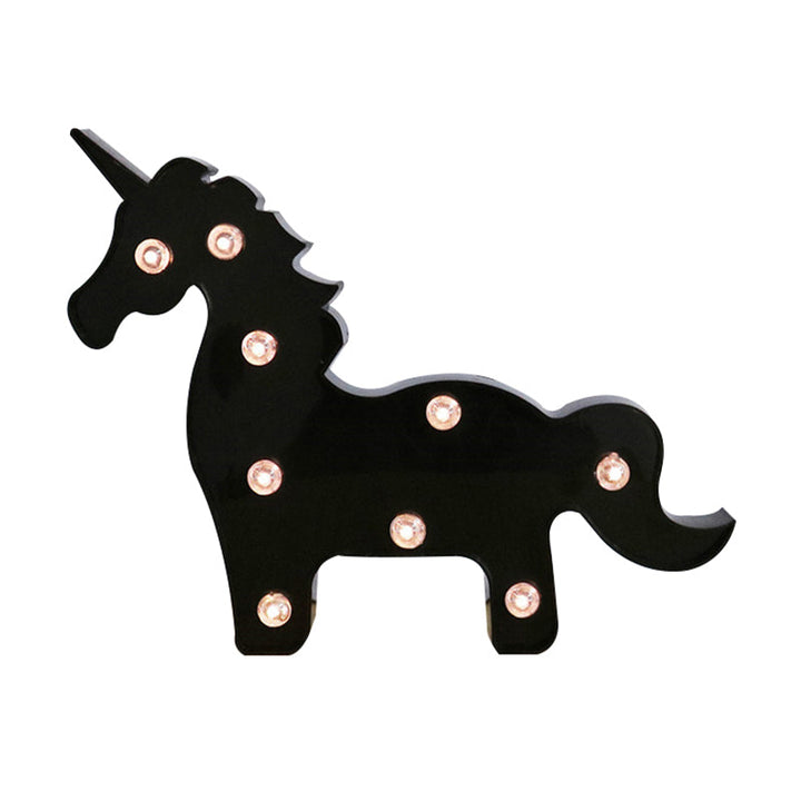 Skørter | Minimal Unicorn Magic Wand Night Lamp Plastic Children's Bedroom LED Night Light