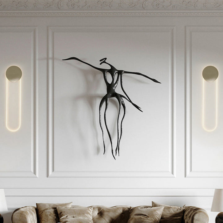 Lisslune | Rectangular Wall Lighting Ideas Modern Metal LED Bedroom Wall Mount Light Fixture in Gold