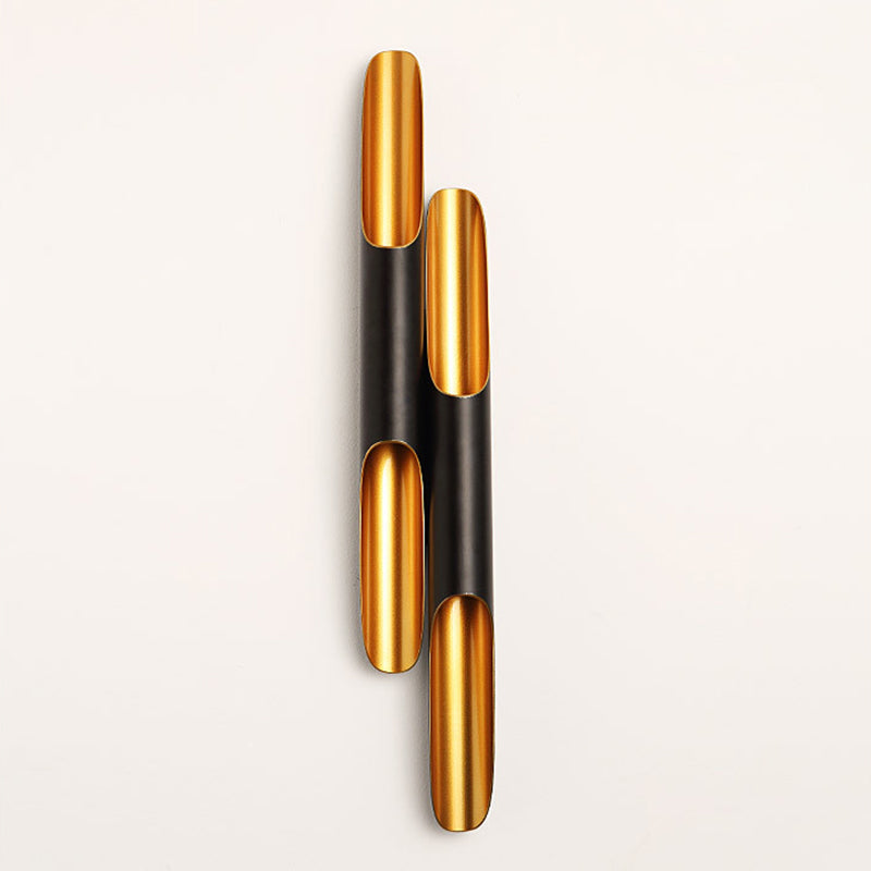 Lisslune | Gull-shaped Metal Wall Lamp Modernist 2 Lights Gold Wall Light for Hallway