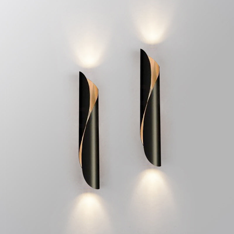 Lisslune | Wall lamp Wrap Modern style Aluminum 2 bulbs Wall lighting for bedside table