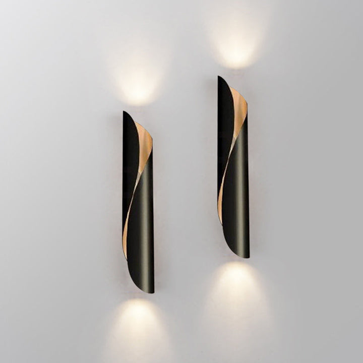 Lisslune | Wall lamp Wrap Modern style Aluminum 2 bulbs Wall lighting for bedside table