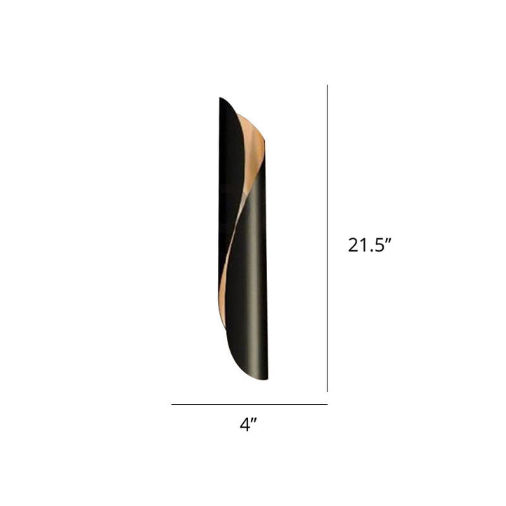 Lisslune | Wall lamp Wrap Modern style Aluminum 2 bulbs Wall lighting for bedside table