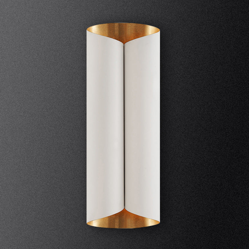 Skørter | Twist Wall Mount Light Fixture Minimalistic 2 Lights Metal Wall Lamp Sconces for Veranda