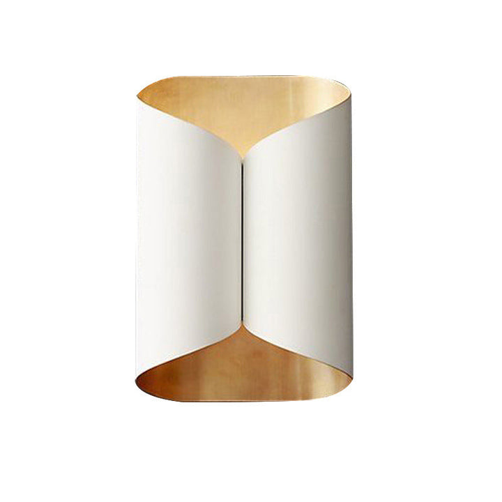Skørter | Twist Wall Mount Light Fixture Minimalistic 2 Lights Metal Wall Lamp Sconces for Veranda
